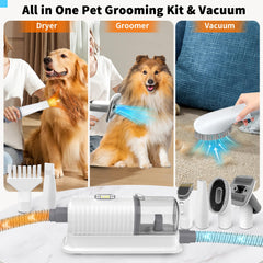 binROC pet clippers and four combs enable precise trims at home.