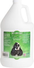 Bio-groom ear-cleaner-drops-bottle shows gentle, pet-safe formula for dogs and cats.