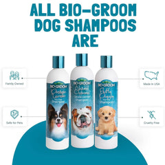Bio-Groom Oatmeal Dog Shampoo close-up shows colloidal oatmeal for itch relief
