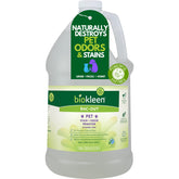 Biokleen Bac-Out bottle label demonstrates enzymatic action for pet stains