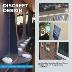 Bird Barrier Optical Gel installation on a railing proves tool-free, fast setup.