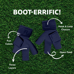 Birdy Bootie 3mm base with durable soles supports walking during recovery