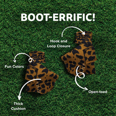 Birdy Bootie Leopard handmade in USA emphasizes craftsmanship and long-lasting quality.