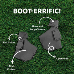 Birdy Bootie silver-infused rubber closeup emphasizing durable material