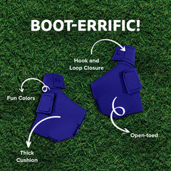 Birdy Bootie silver-infused rubber close-up emphasizes durable, comfortable material.