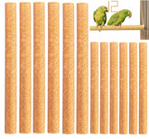 Birheatry sand perch cover 10-inch length closeup highlighting natural beak and nail polishing.