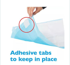 Birsppy Grreat Choice pads demonstrate liquid-to-gel protection preventing leaks.