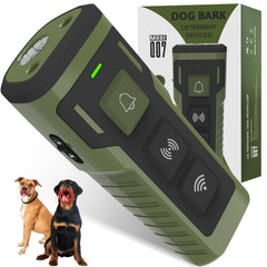 Birvsw dog bark deterrent device front view for quick, safe no-bark control during walks.