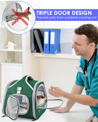 Bissap travel bag ready to be carried by hand or over the shoulder for comfort.