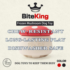 BiteKing freeze mold treats in the freezer for easy frozen fillings.