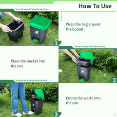 Biubiucat 150 bags included keeps you stocked for regular outdoor cleanup.