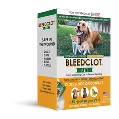 BleedClot Pet uso en grandes animales como caballos y ganado