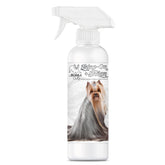 The Blissful Dog Shine-On bottle front for easy detangling and a glossy coat.