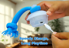 Bloompaw durable PC+TPR materials ensure safe, long-lasting dog toy.