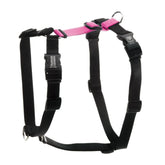 Blue-9 Buckle-Neck Balance Harness front view in hot pink supports a secure, comfortable no-pull training.
