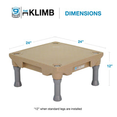 Blue-9 KLIMB portable 14-pound design enables indoor or outdoor use.