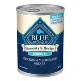 Blue Buffalo Homestyle Senior Chicken Dinner 12.5-oz cans with real ingredients for aging dogs