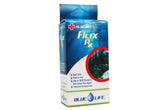Blue Life Flux Rx bottle front for reef-safe algae treatment in home aquariums.