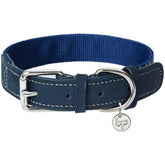 Blueberry Pet navy braided collar with southwestern pattern for stylish daily walks