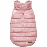 Blueberry Pet windproof quilted jacket back view highlighting warm protection for cold walks