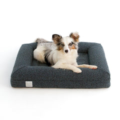 Bluewater Dog luxury boucle cover close-up for stylish, cozy lounging