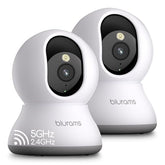 blurams 2K camera coverage view captures sharp details across rooms for easy monitoring