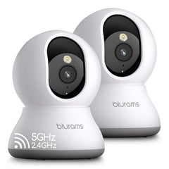 blurams 2K camera coverage view captures sharp details across rooms for easy monitoring