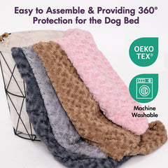 BLVOTKRO waterproof interior dog bed cover protects foam from spills
