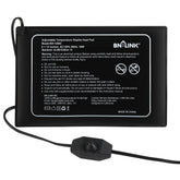 BN-LINK reptile heating pad 8x12 in use provides steady terrarium warmth