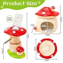 BNOSDM hamster food bowl, ceramic and durable for clean feeding in small enclosures.