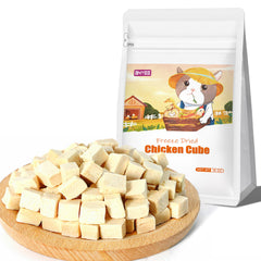 BNYEE freeze-dried chicken cubes for training rewards and protein boost.