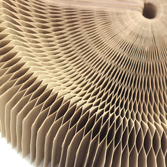 BobbyPet Cat Scratcher Lounge Bed unfolded with a spacious round surface
