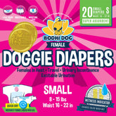 Bodhi Dog disposable diaper close-up shows absorbent core for dryness.
