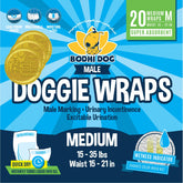 Bodhi Dog disposable male diapers medium packaging shows easy, mess-free moments.