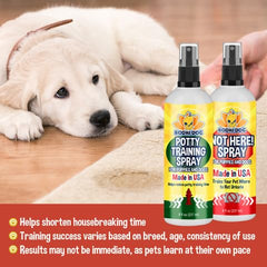 Bodhi Dog Not Here! Spray applied to a soiled area helps deter re-marking.