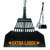 Bodhi Dog large-dog bin-rake setup for efficient yard cleanup.