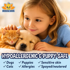 Bodhi Dog Waterless Shampoo apple scent closeup highlighting pleasant aroma.