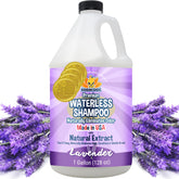 Bodhi Dog Waterless Shampoo lavender bottle demonstrates quick clean for dogs and cats