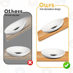 BOHUIZ cat bowls are easy to clean and stain resistant for daily use.