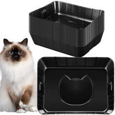 Bokon 25-pack disposable litter boxes packaging for bulk restocking and convenience.