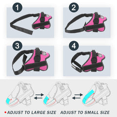 Bolux dog harness sturdy handle enables hands-on control