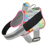 Bolux dog harness no-pull reflective closeup shows adjustable chest strap for comfortable fit.