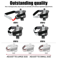 Bolux nylon handle enables quick, controlled guiding in crowds.