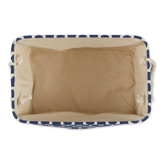 Bone Dry nautical blue storage bin adds stylish, durable pet storage