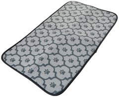 Bone Dry mat close-up highlights microfiber texture for rapid spill absorption.