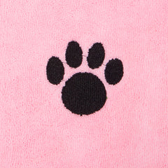 Bone Dry Pet Towel soft microfiber texture emphasizes gentle touch for sensitive skin.
