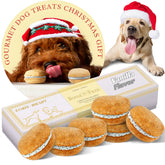 Bonne et Filou vanilla dog macarons pack — premium vanilla flavor for canine celebrations