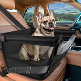 BONTHEE elevated car booster seat view offers a wider field of vision for calmer trips.