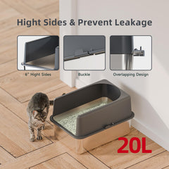 Booche odor-free design helps maintain a fresher home environment between scoops.