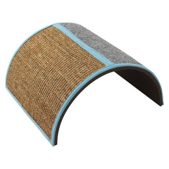 Boots & Barkley Cat Wave Scratcher featuring dual-surface scratching and a cozy tunnel perch